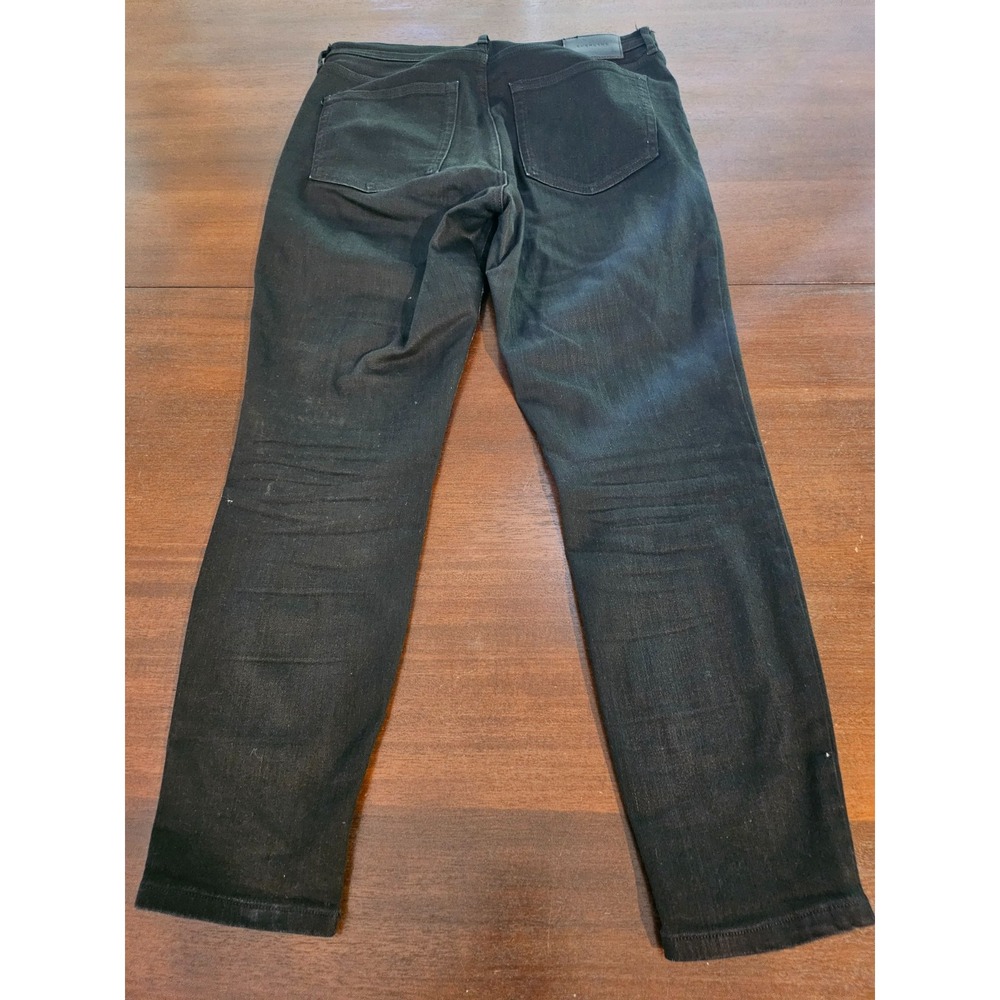 Everlane High Rise Skinny Jeans Women 31 Black Ankle Stretch Denim Pants